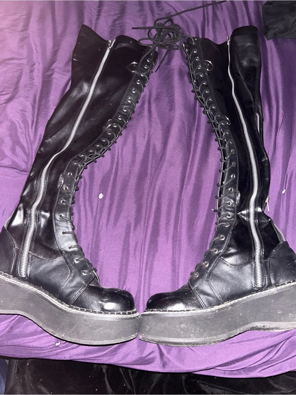 EMILY-375 PLATFORM THIGH HIGH BOOTS